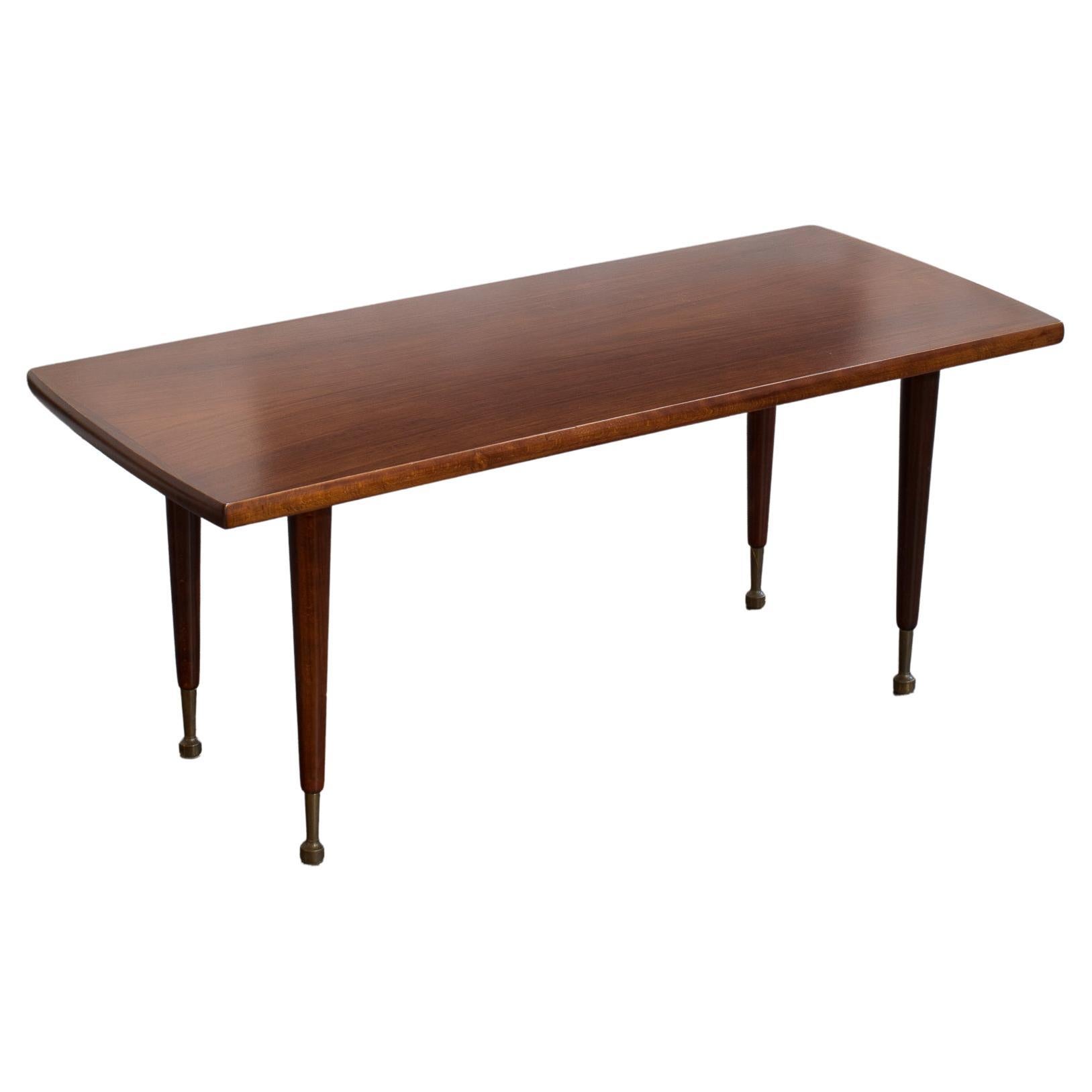 Mid-Century Modern Mahogany Coffee Table