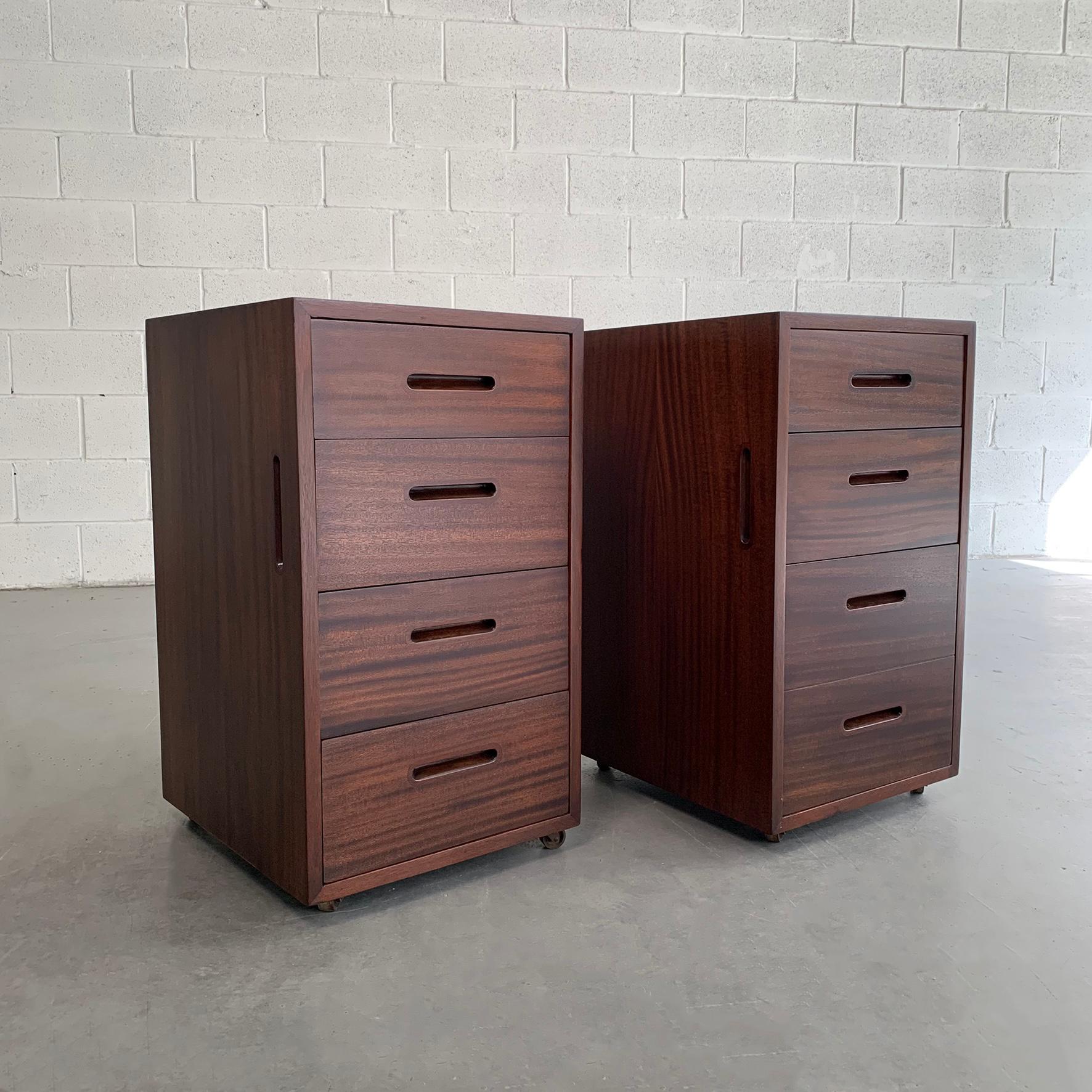 mahogany filing cabinet