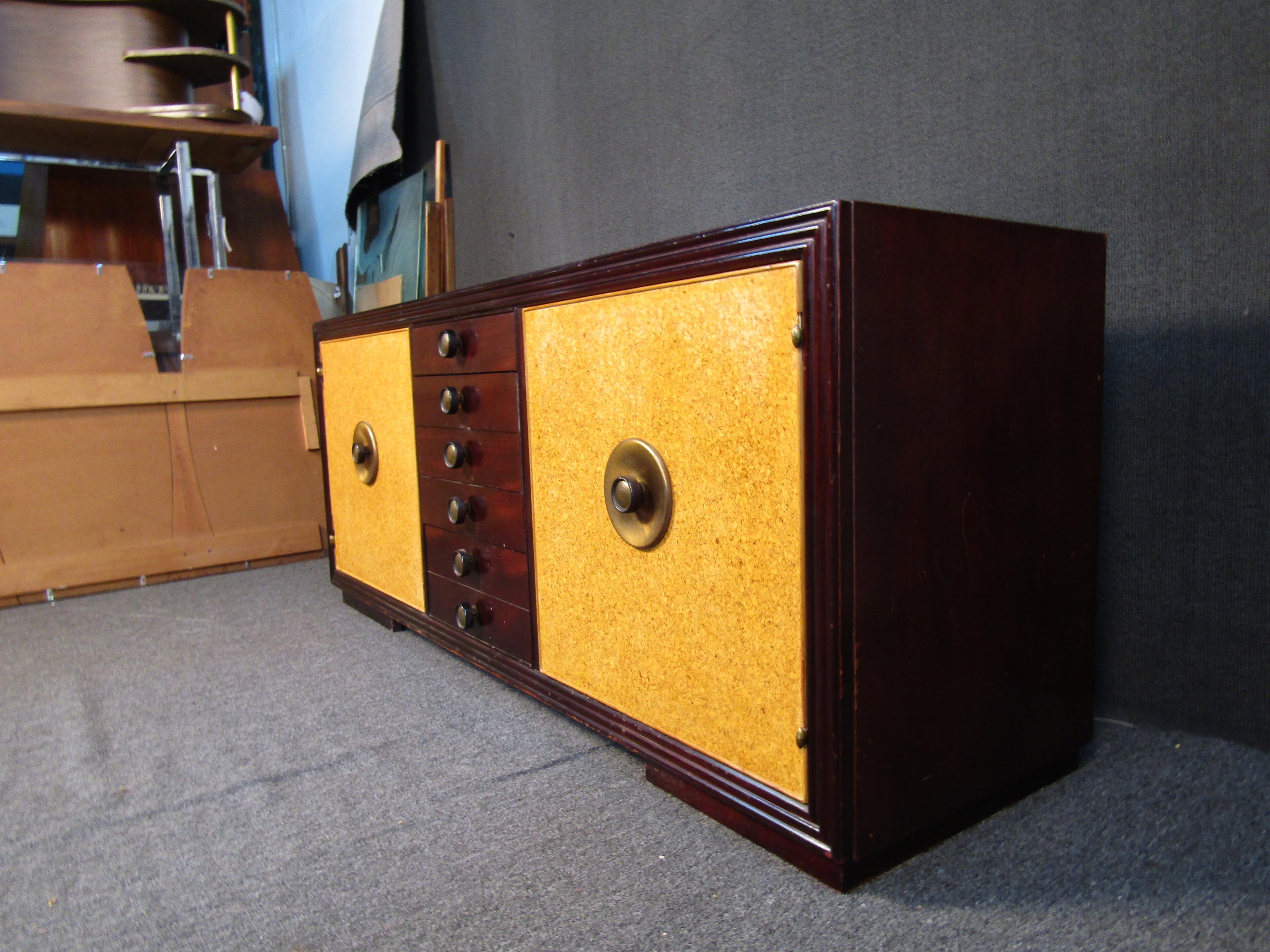 Paul Frankl Designed Mahogany Sideboard For Sale 1