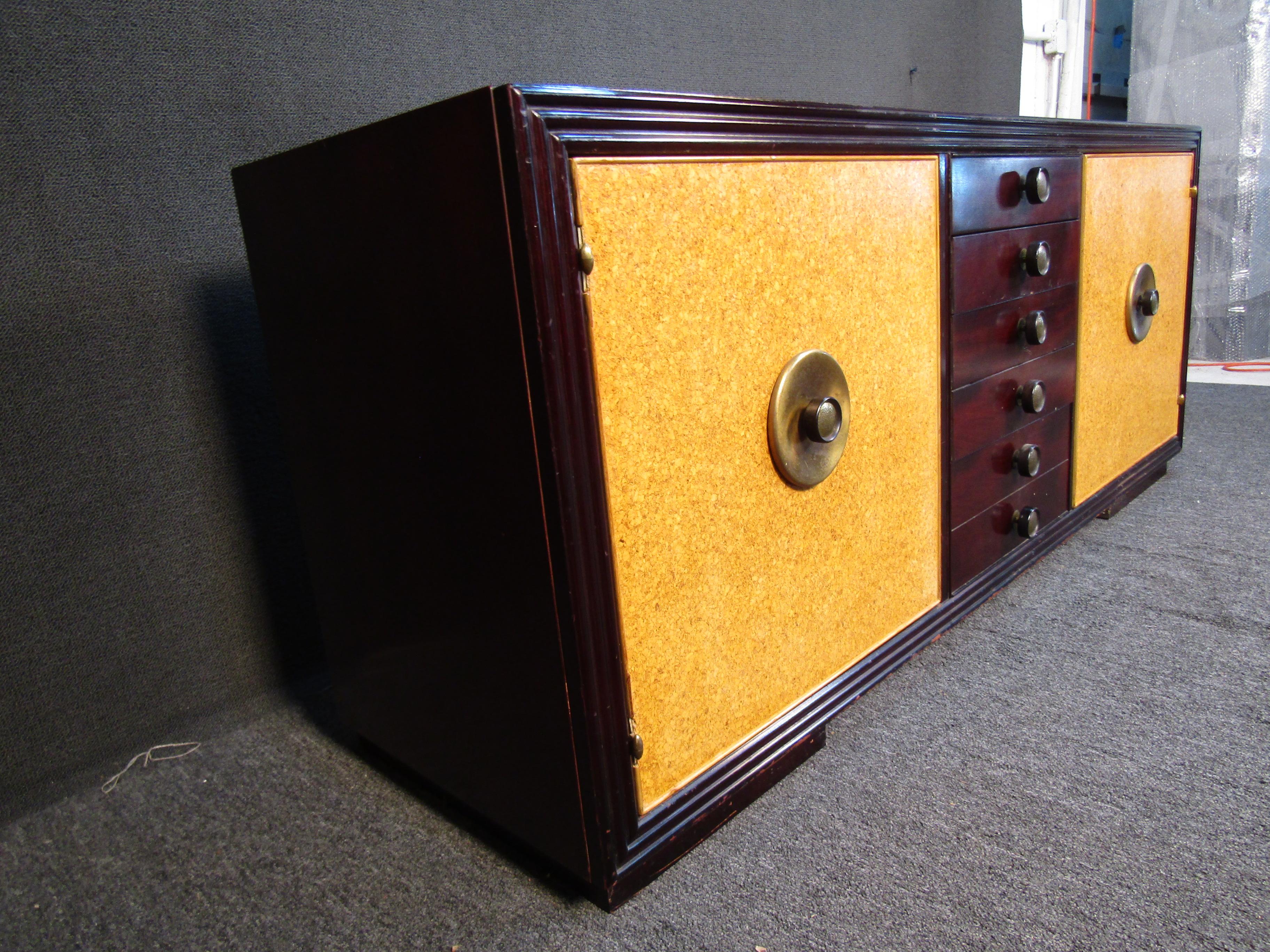 Paul Frankl Designed Mahogany Sideboard For Sale 2