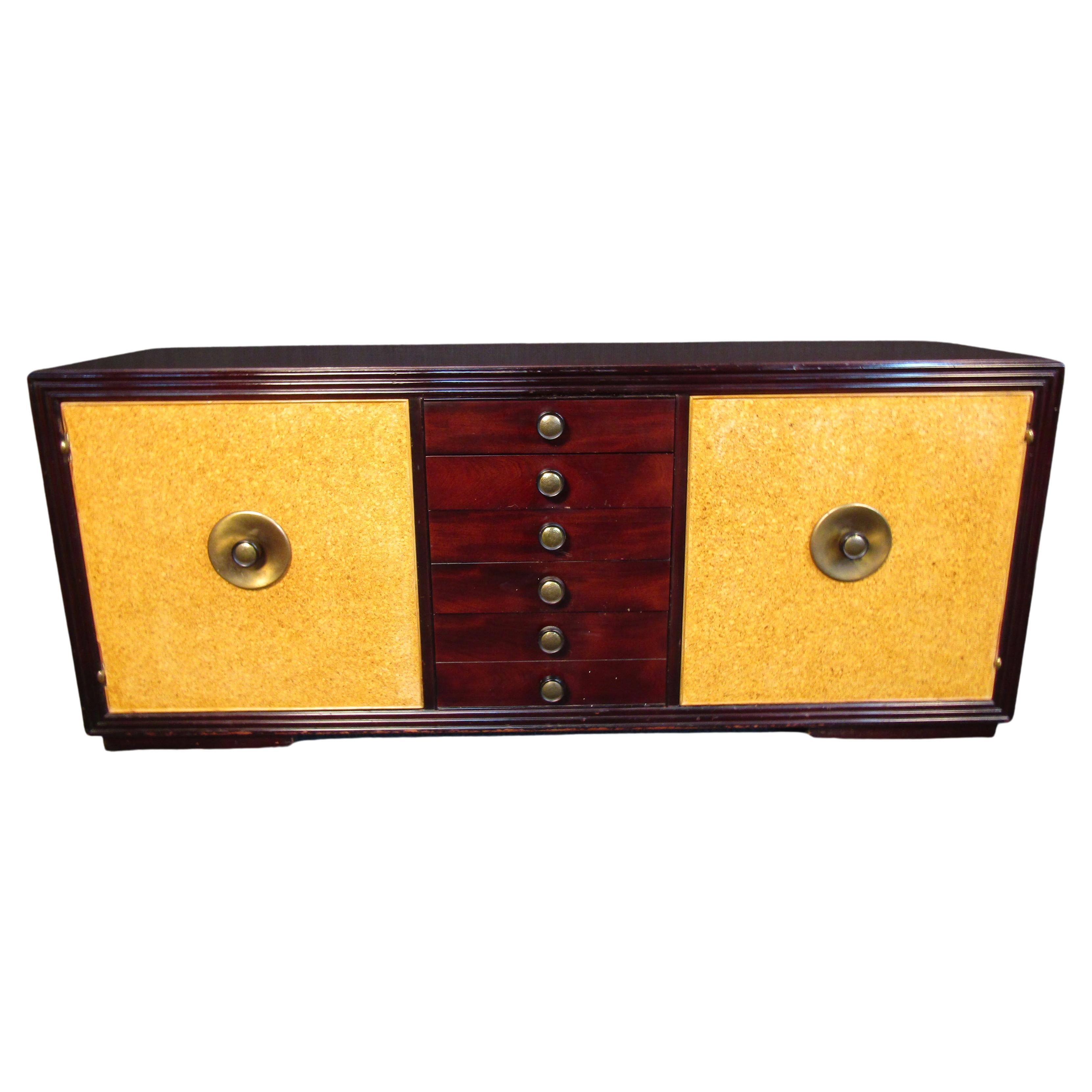 Paul Frankl Designed Mahogany Sideboard For Sale