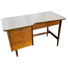 Mid Century Modern Mainline Hooker Walnut Writing Desk