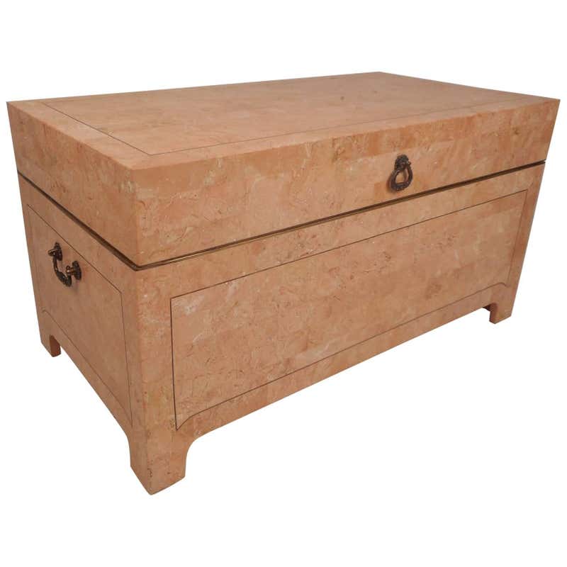 Mid-Century Modern Walnut and Cedar Storage Trunk by Lane at 1stDibs