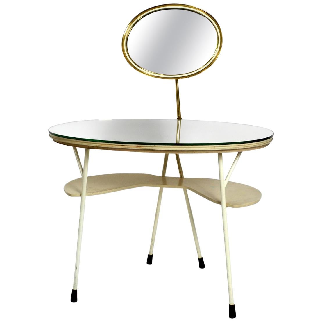 Mid-Century Modern Make Up Mirror Dressing Table from the Vereinigte Werkstätten