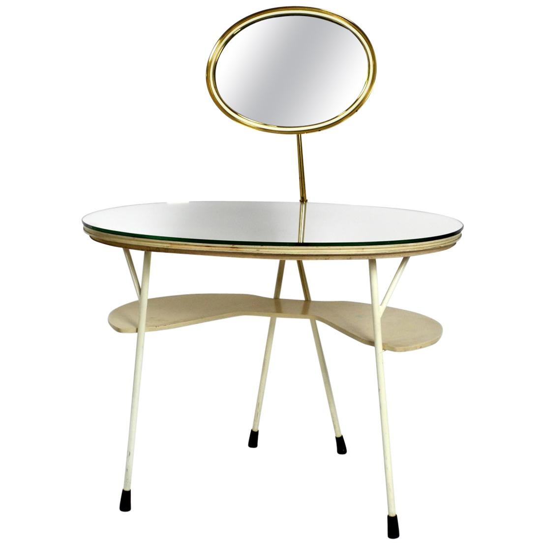 MidCentury Modern Make Up Mirror Dressing Table from the Vereinigte