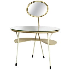 Vintage Mid-Century Modern Make Up Mirror Dressing Table from the Vereinigte Werkstätten