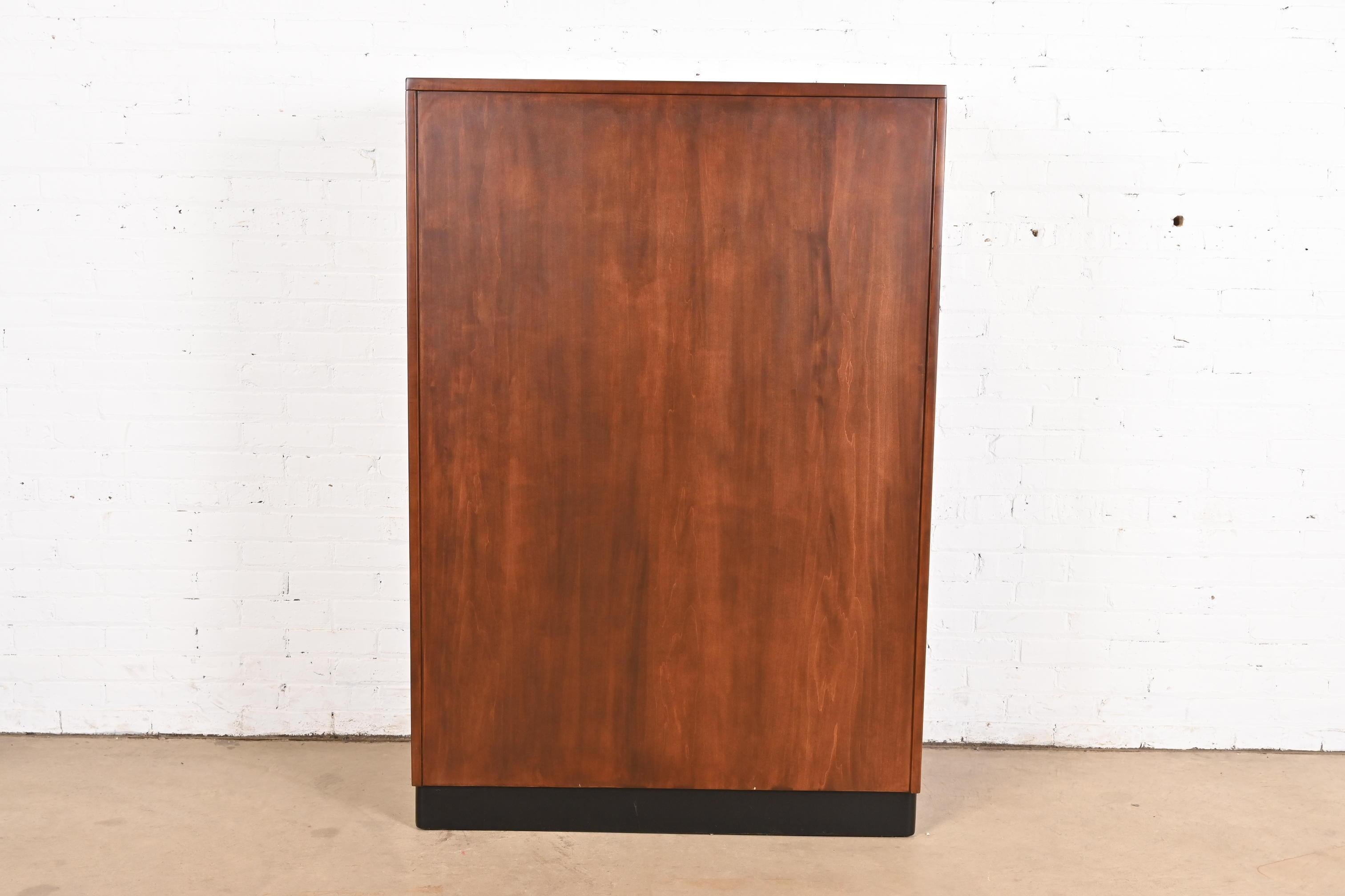 Mid-Century Modern Maple 60-Drawer Library Card Catalog Filing Cabinet For Sale 6