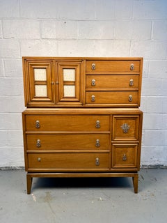 Moderne Kommode aus Ahorn und Mosaik von National (Mitte des Jahrhunderts)