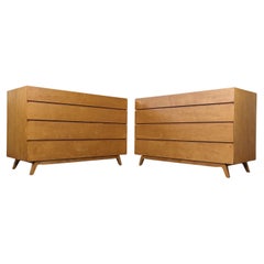 Mid Century Modern Maple Chest of Drawers Dresser by Edmond Spence, c1950s