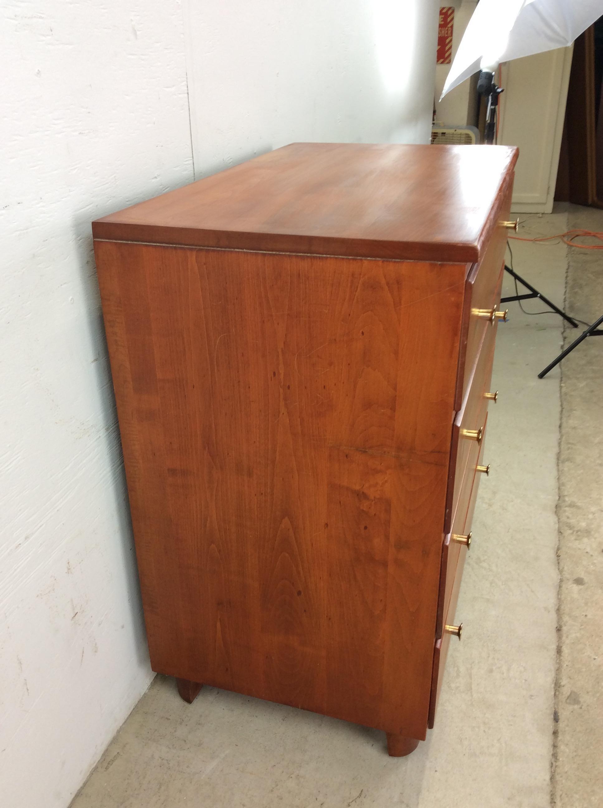 Cassettiera in acero moderna del Mid Century in vendita 2