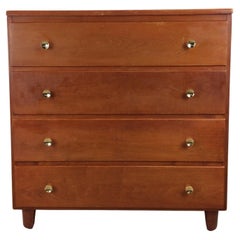 Mid Century Modern Maple Chest of Drawers