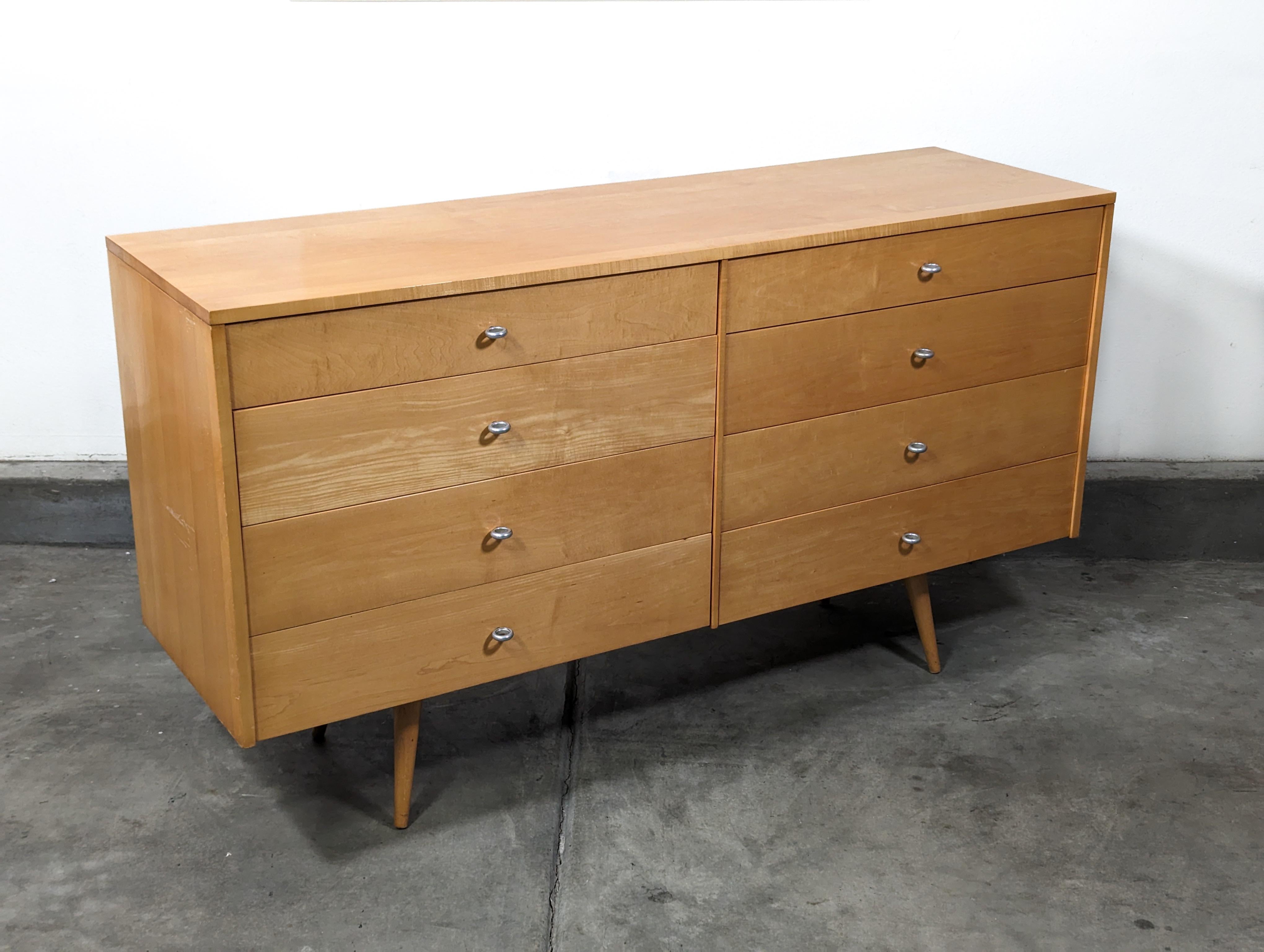 Mid Century Modern Maple Lowboy Dresser by Paul McCobb for Planner