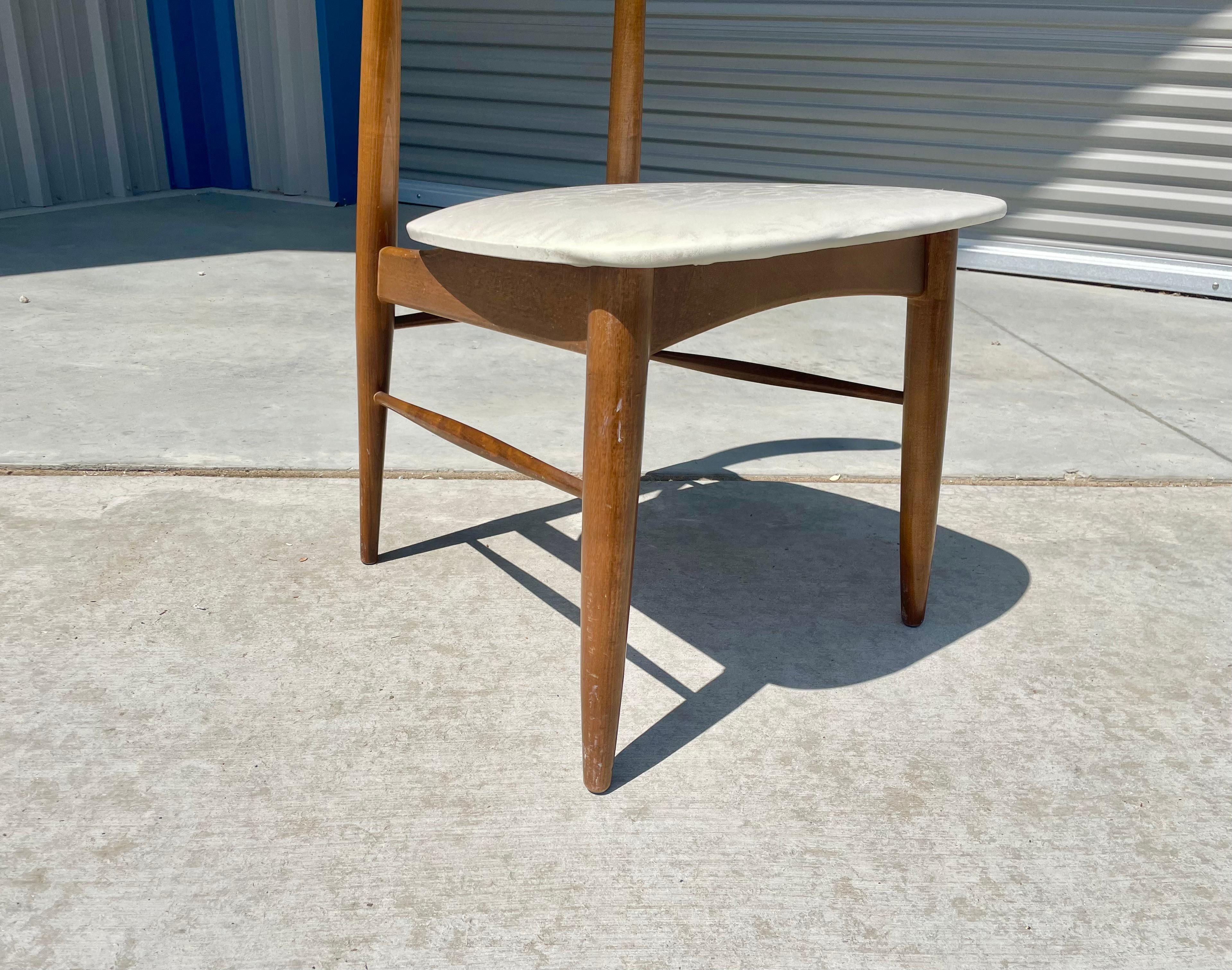 Mid Century Modern Maple Side Chairs For Sale 9