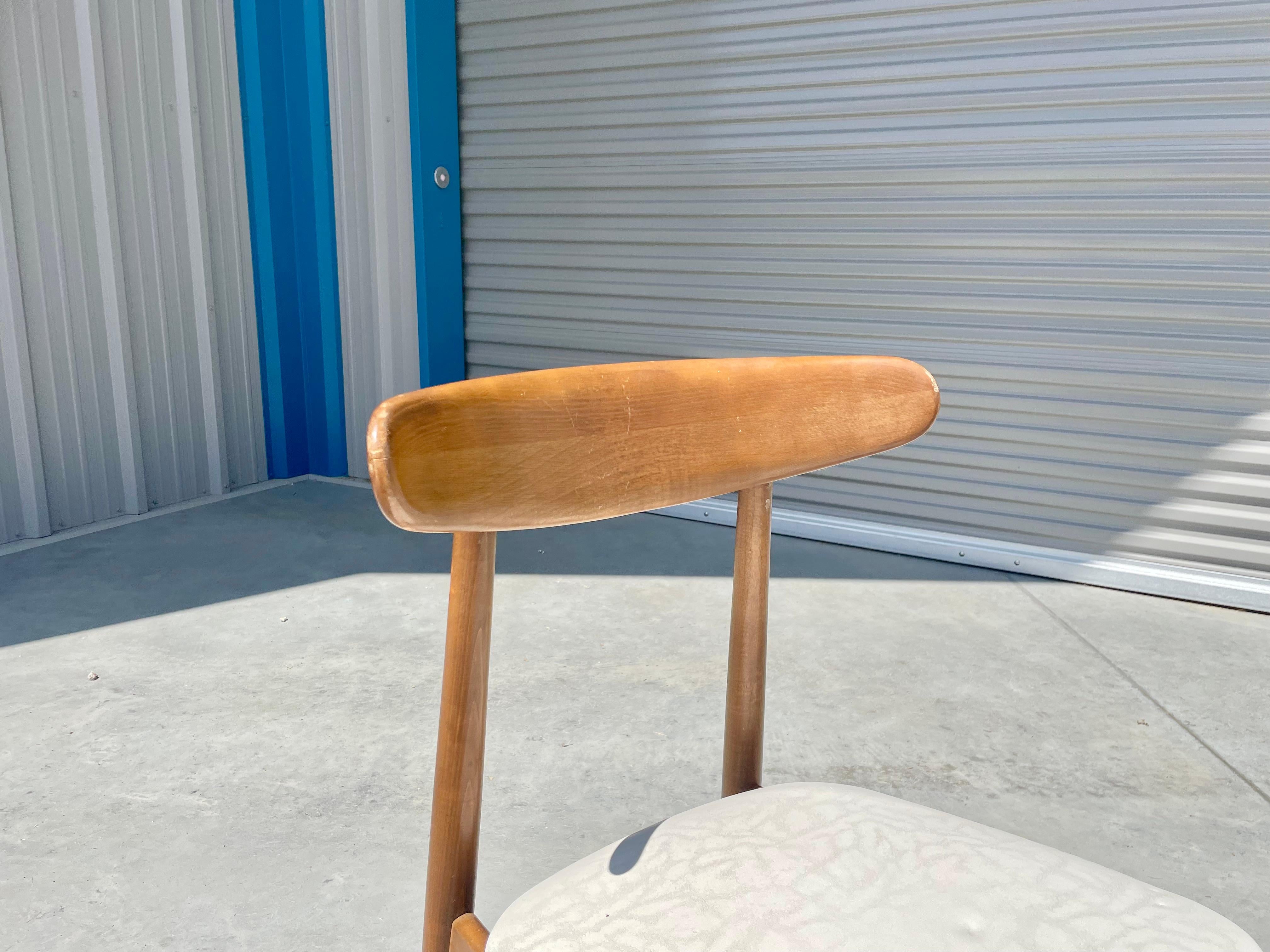 Mid Century Modern Maple Side Chairs For Sale 10