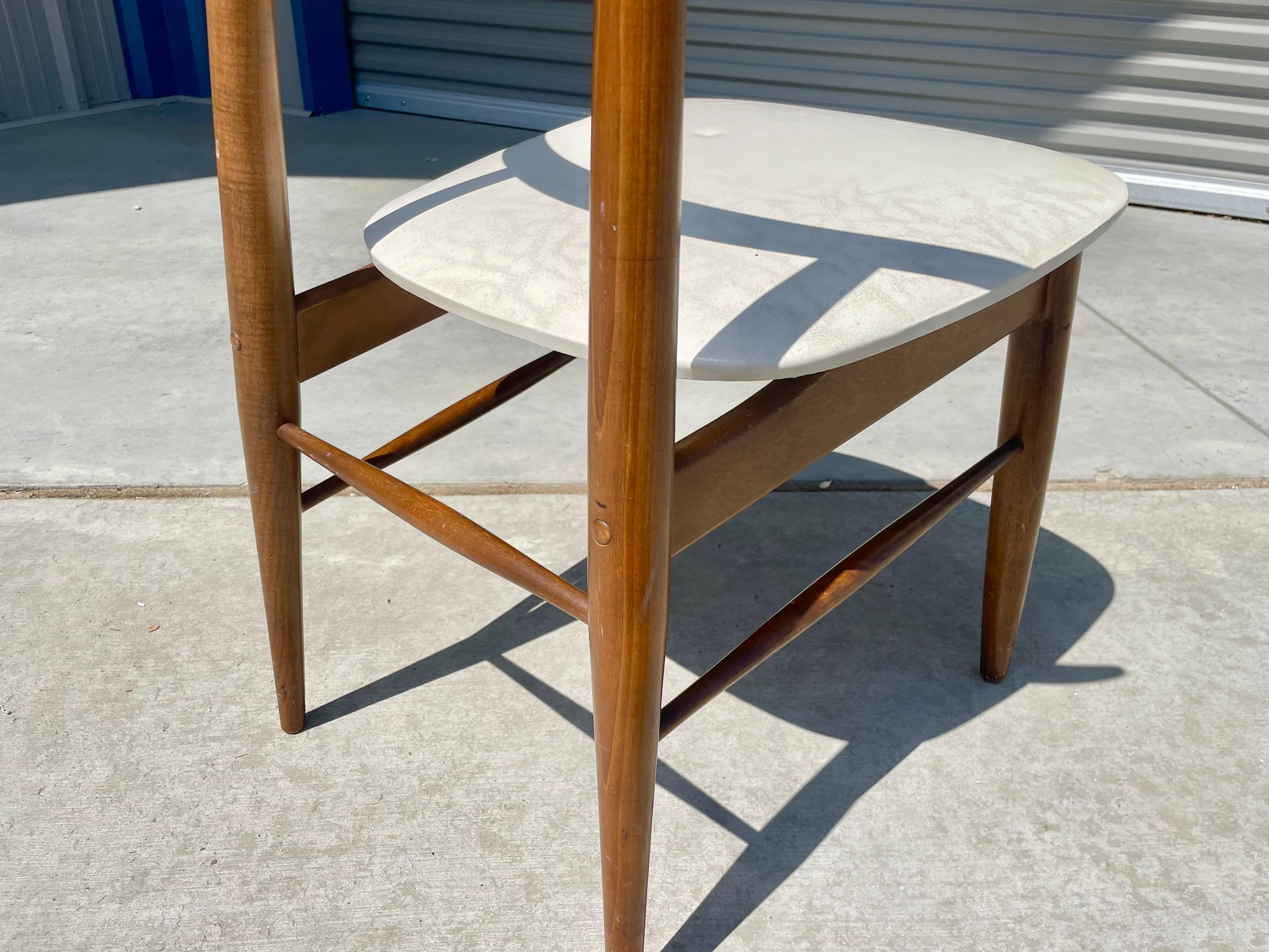 Mid Century Modern Maple Side Chairs For Sale 13