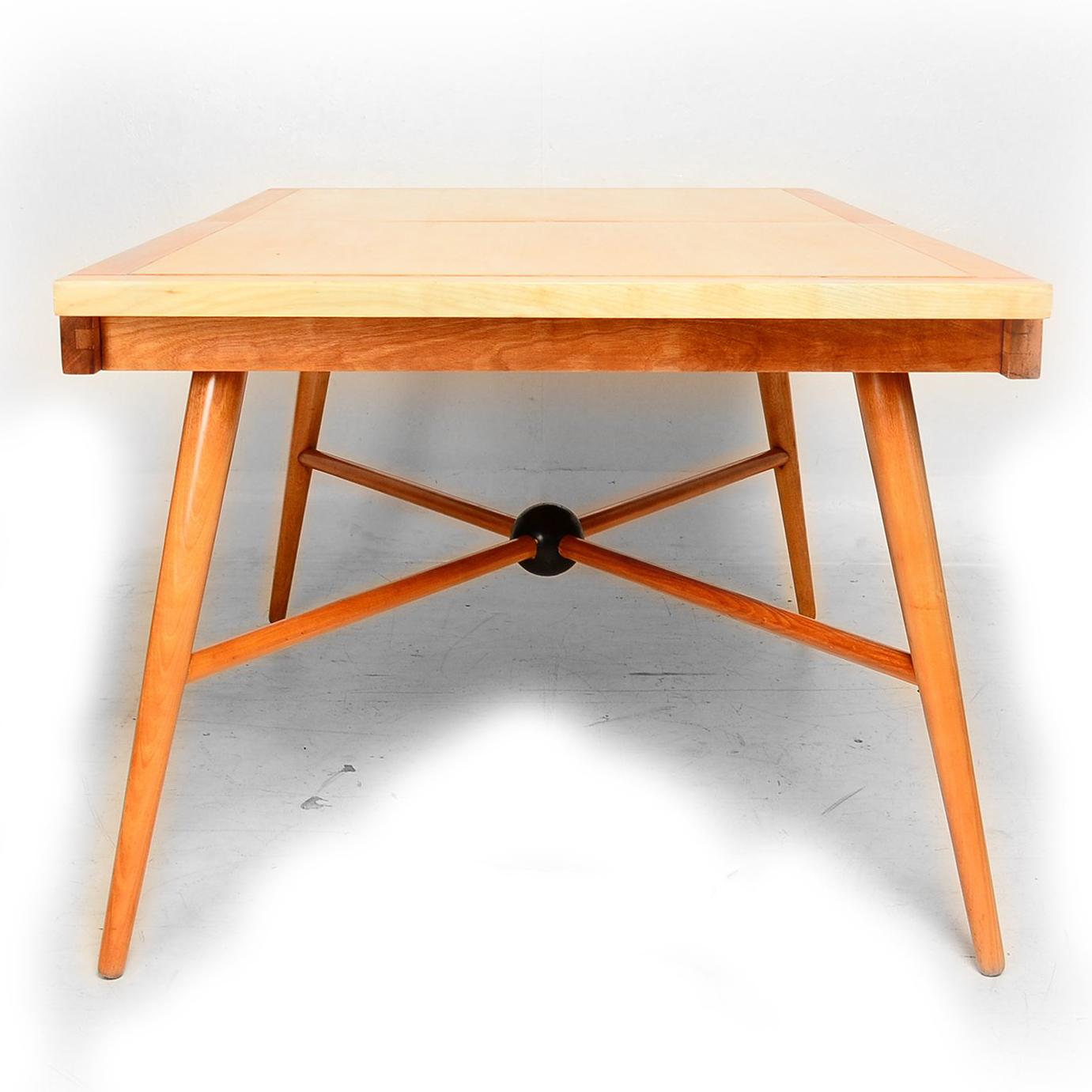 modern maple dining table