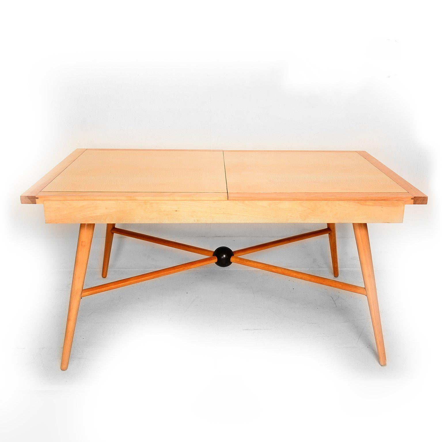 American Mid-Century Modern Maple Table Attributed to McCobb