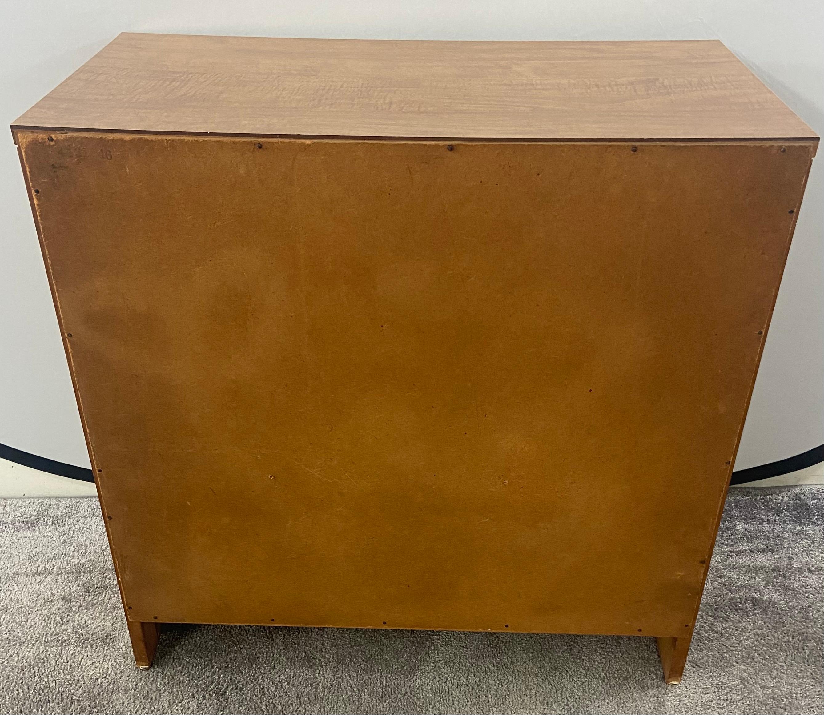 Mid-Century Modern Maple Wood Two-Door Chest, Nightstand or Cabinet 8