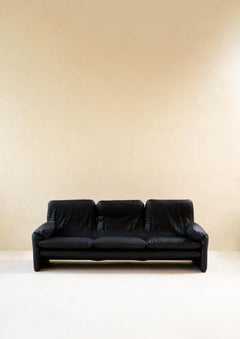 Sofá moderno de mediados de siglo Maralunga de Vico Magistretti, años 60