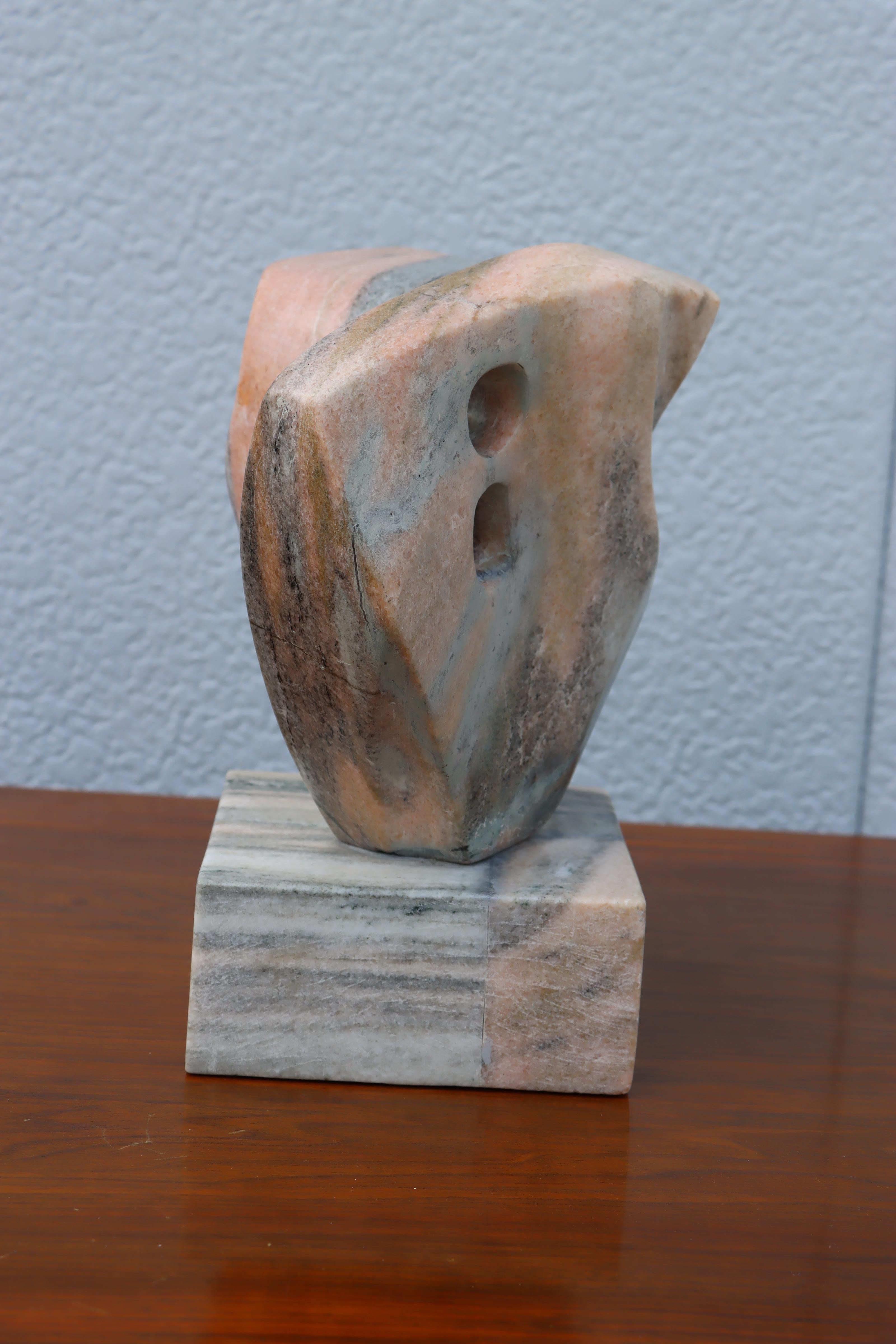 Mid-Century Modern Marble Abstract Sculpture For Sale 8
