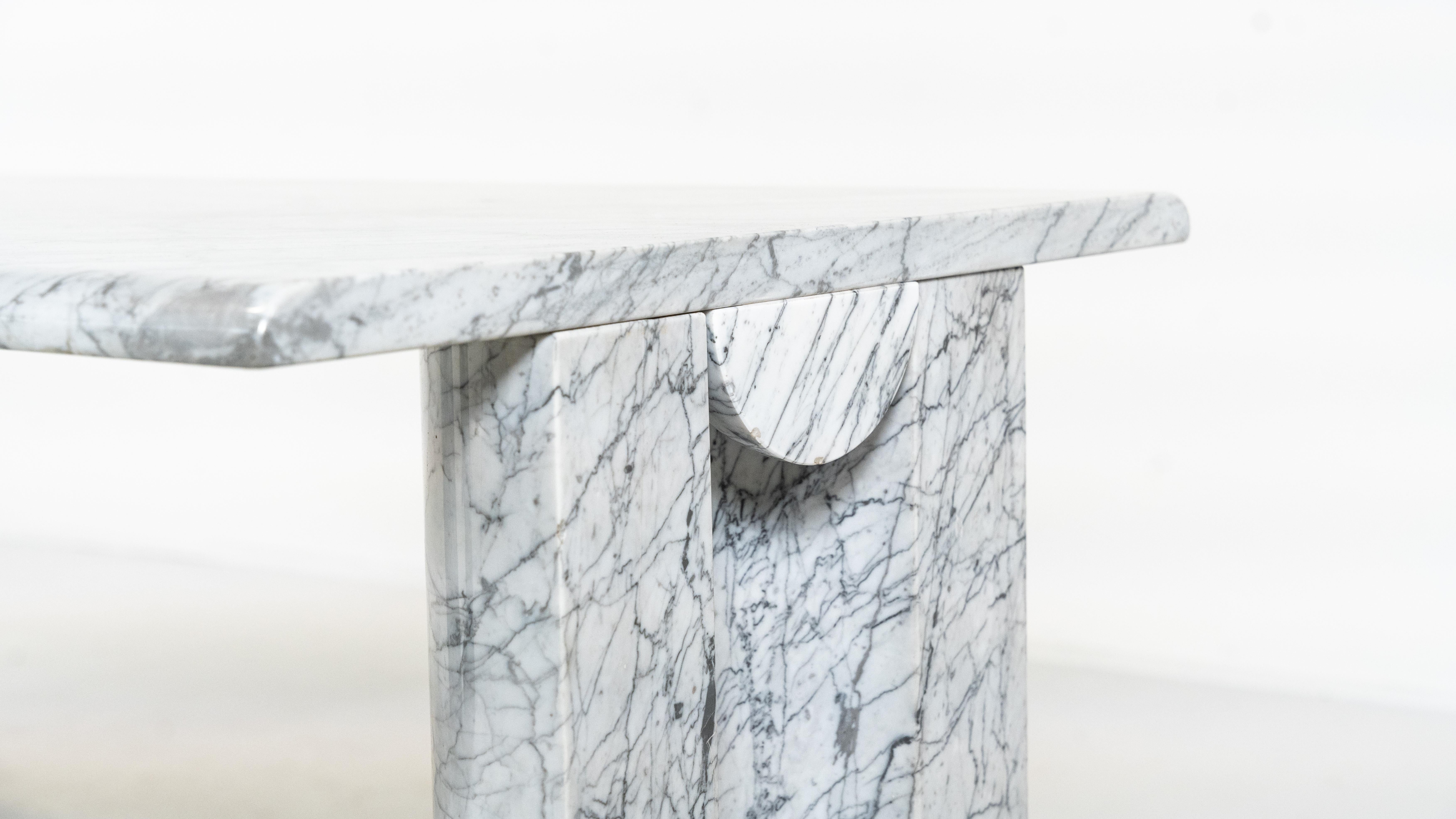 Mid-Century Modern Marble Console, Italy, 1970s For Sale 11