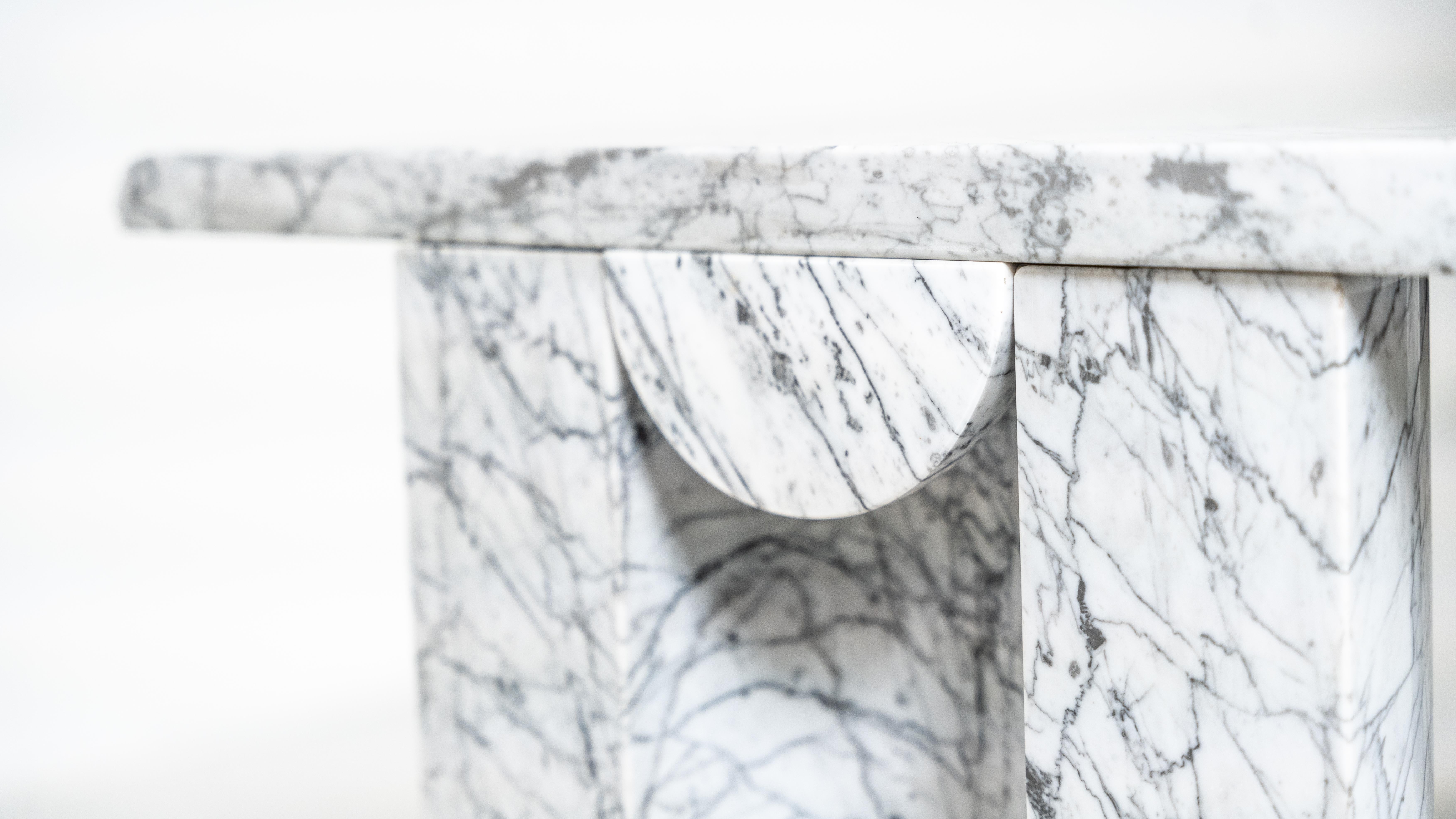 Mid-Century Modern Marble Console, Italy, 1970s For Sale 12