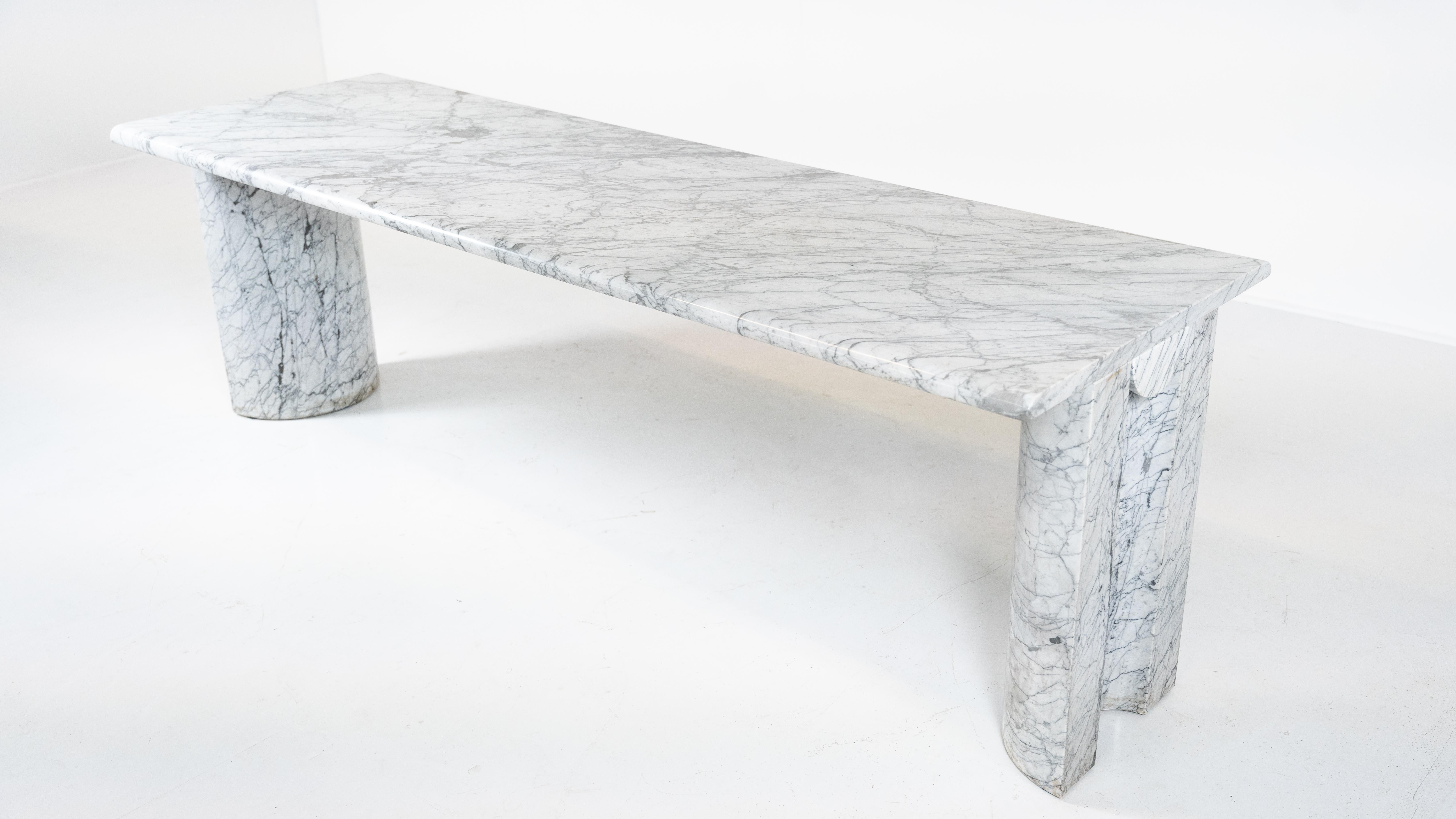 Mid-Century Modern Marble Console, Italy, 1970s In Good Condition For Sale In Brussels, BE