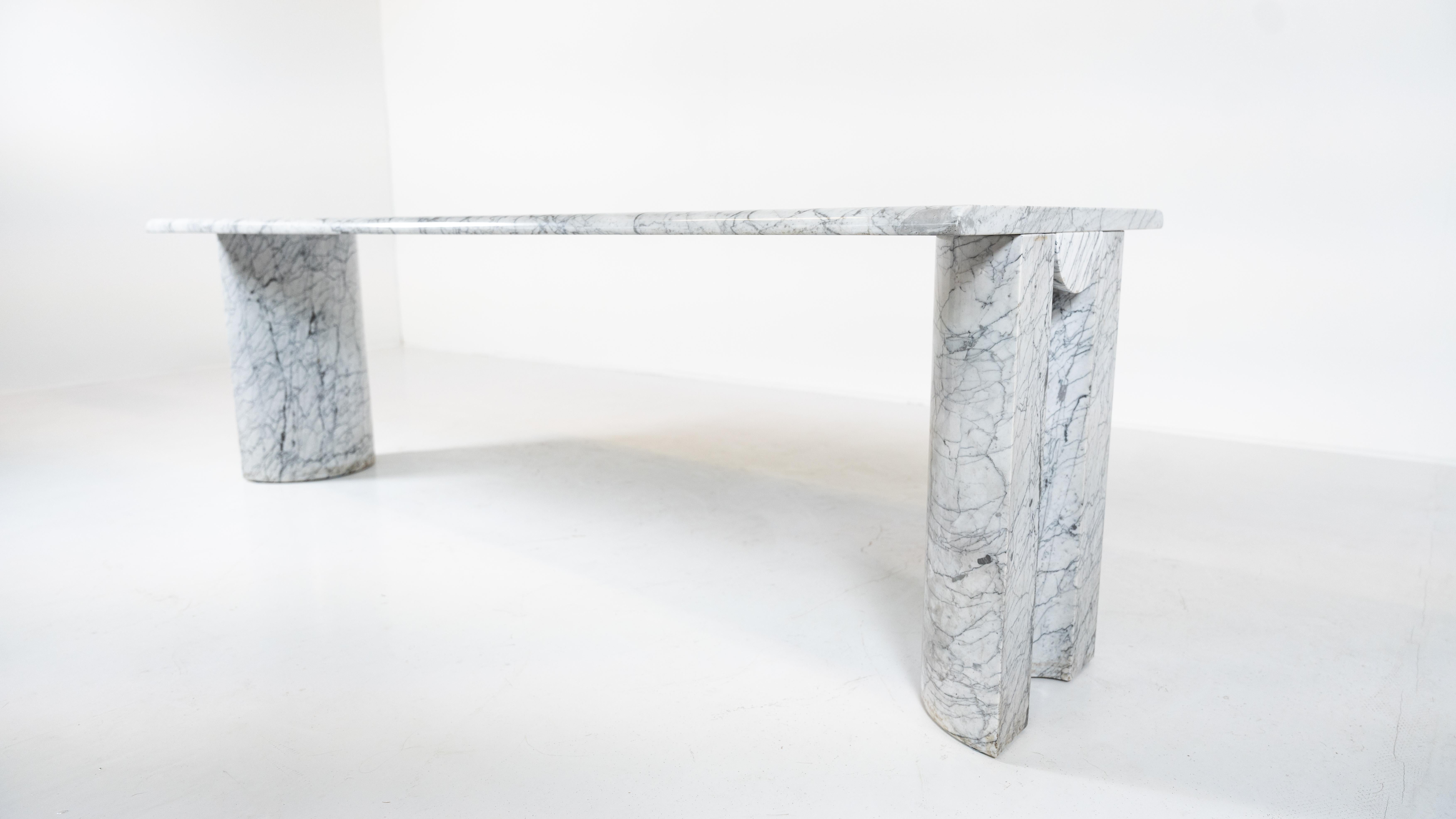 Late 20th Century Mid-Century Modern Marble Console, Italy, 1970s For Sale