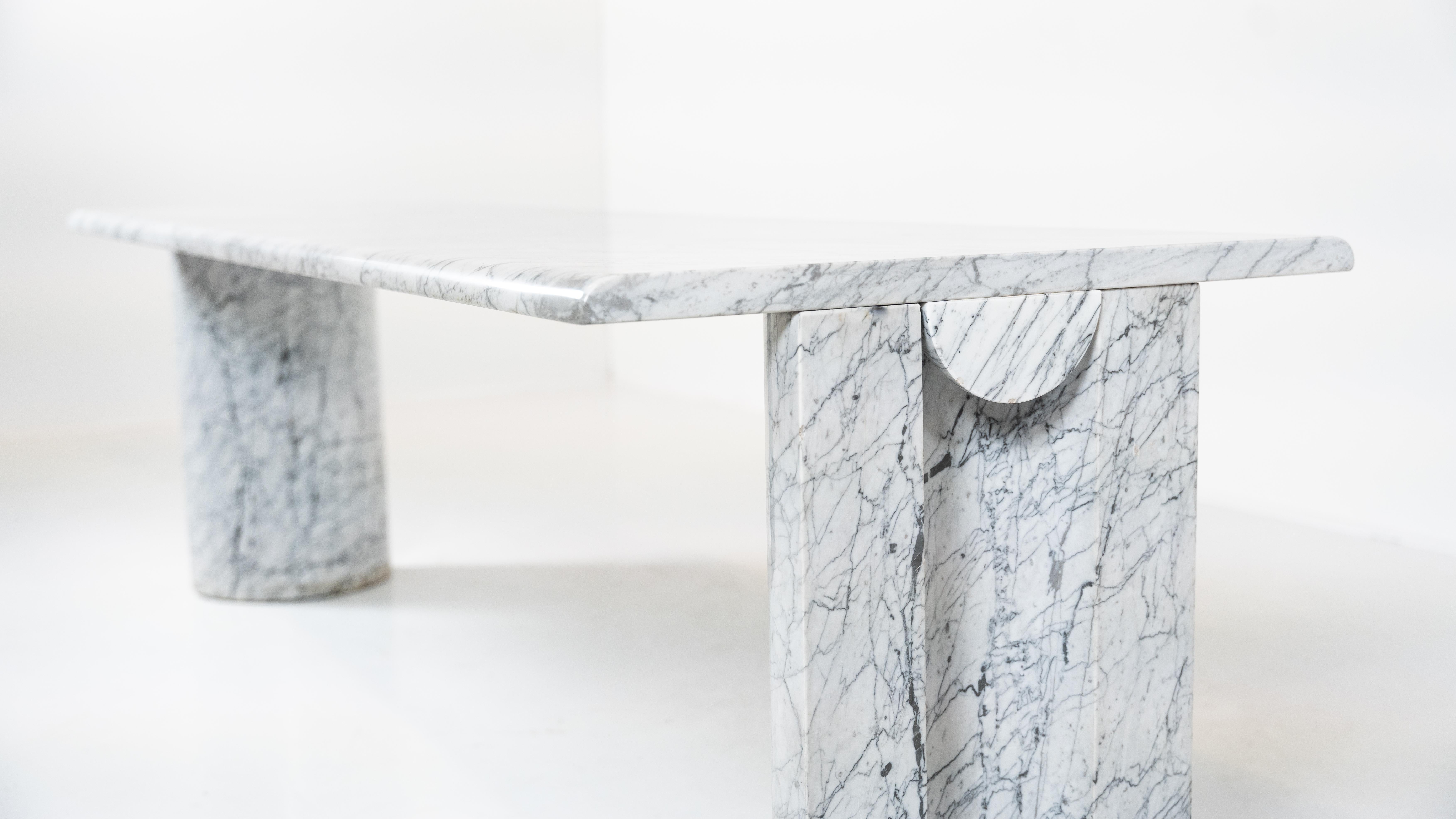Mid-Century Modern Marble Console, Italy, 1970s For Sale 4