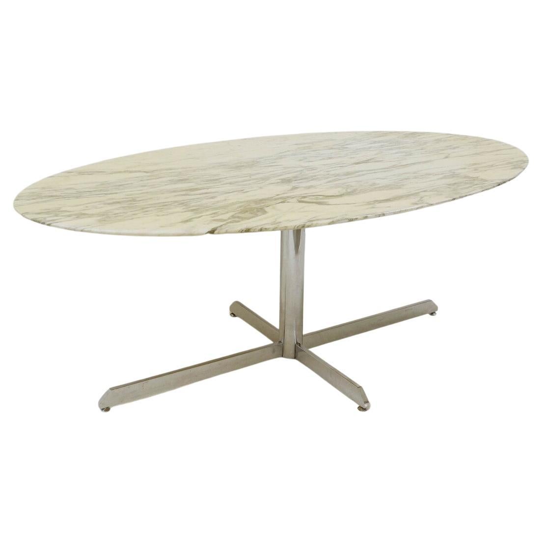 Mid-Century Modern Marble Dining Table by Florence Knoll, Roche Bobois, 1960s