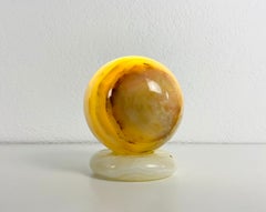 Lámpara de sobremesa de mármol moderna de mediados de siglo, Italia, 1970