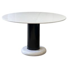 Mid century modern marble table Loto Rosso by Ettore Sottsass Poltronova, 1965