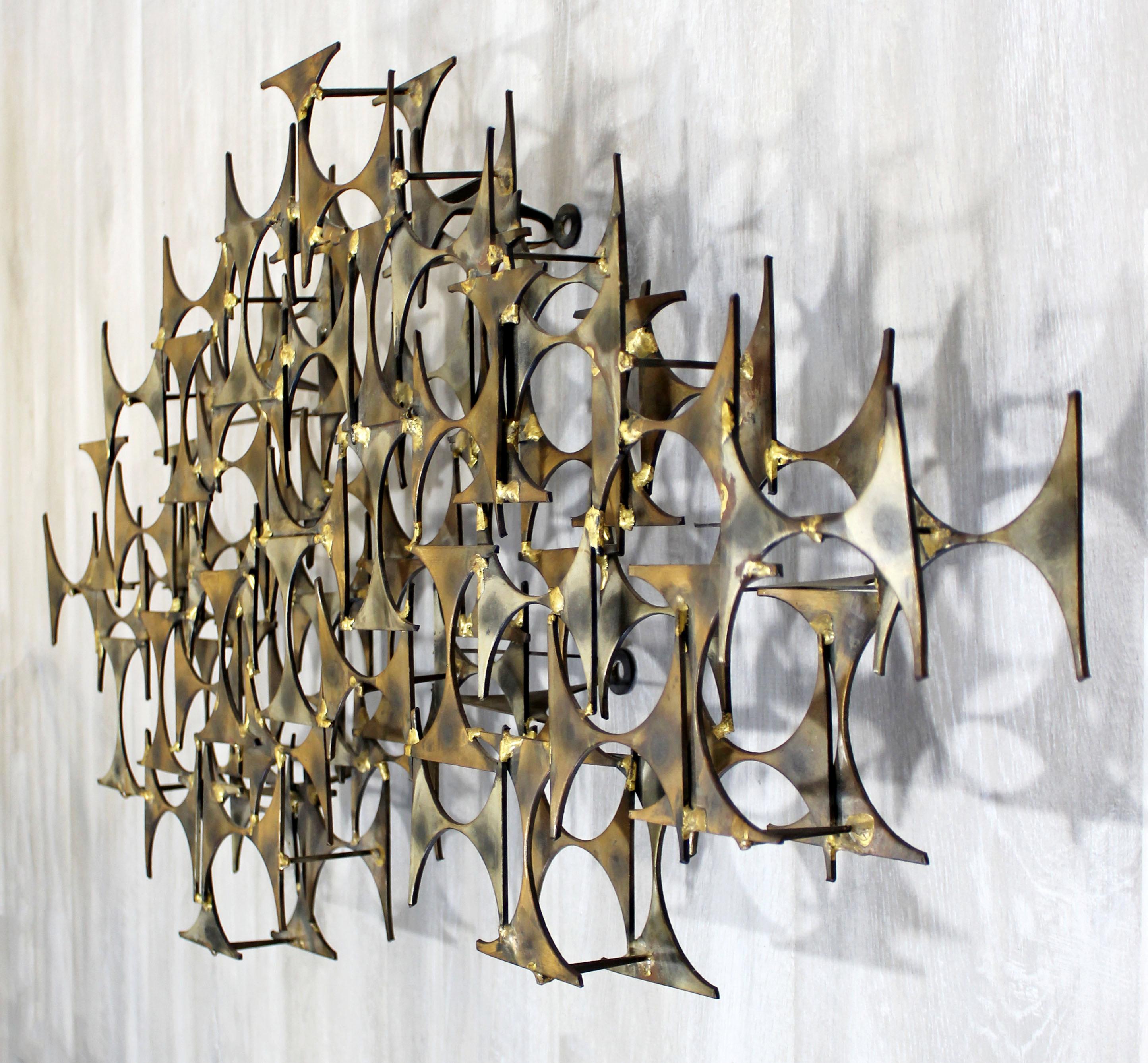 brutalist metal wall art