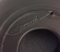 Marcel Giraud Mid-Century Modern Matte Black Double Bowl, Georges Jouve Style