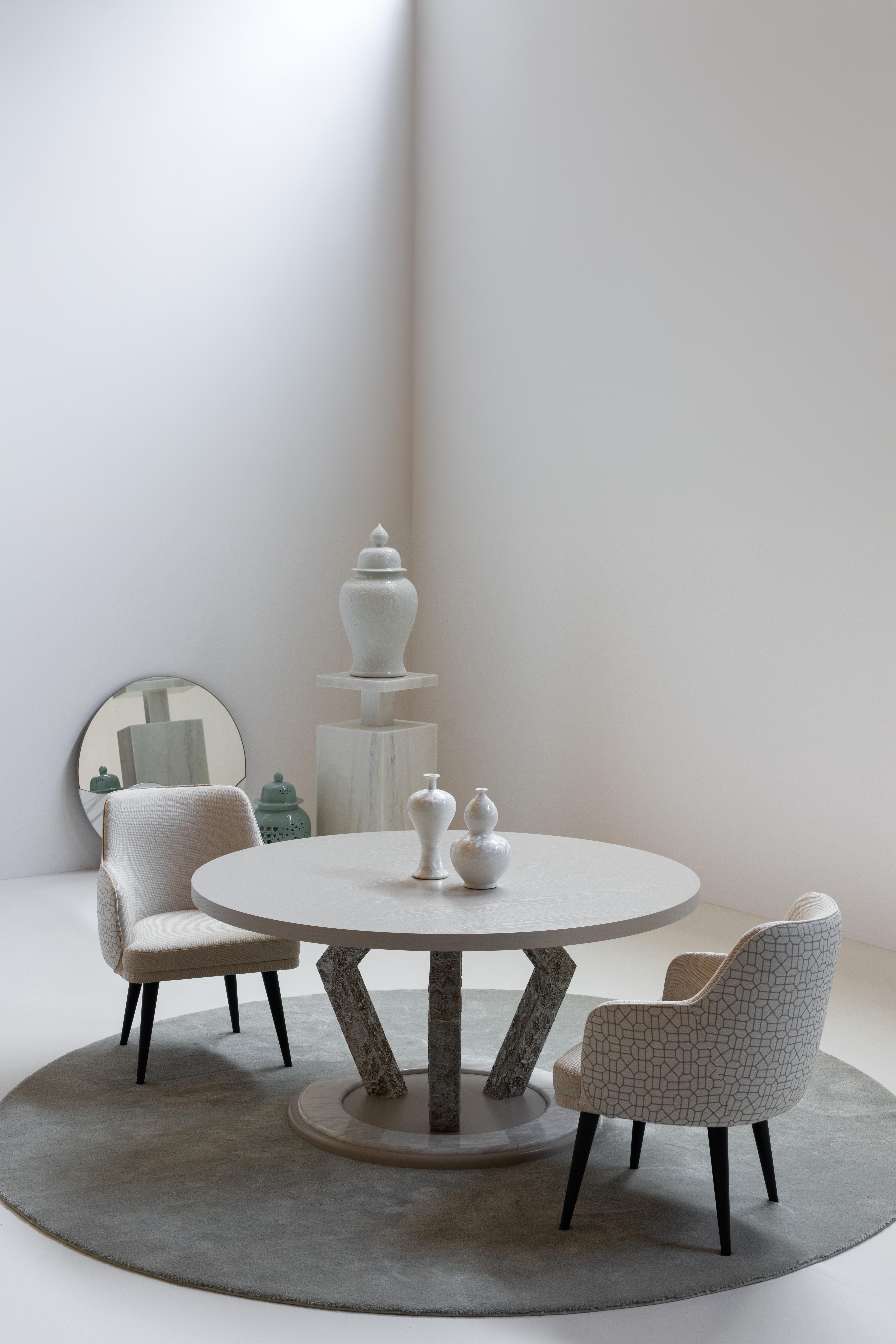 Mid-Century Modern Margot chair, Modern Collection, Handcrafted in Portugal - Europe by Greenapple.

The Margot dining chair was designed to redefine modern living with effortless refinement. Its graceful lines and expertly crafted upholstery create