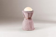 DOOQ Mid-Century Modern Marjorelle Violete Lamp, Meticulously Handmade