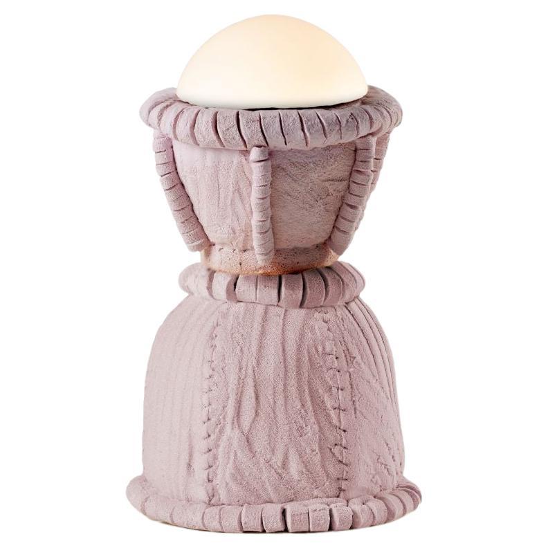 DOOQ Mid-Century Modern Marjorelle Violete Lamp, Meticulously Handmade