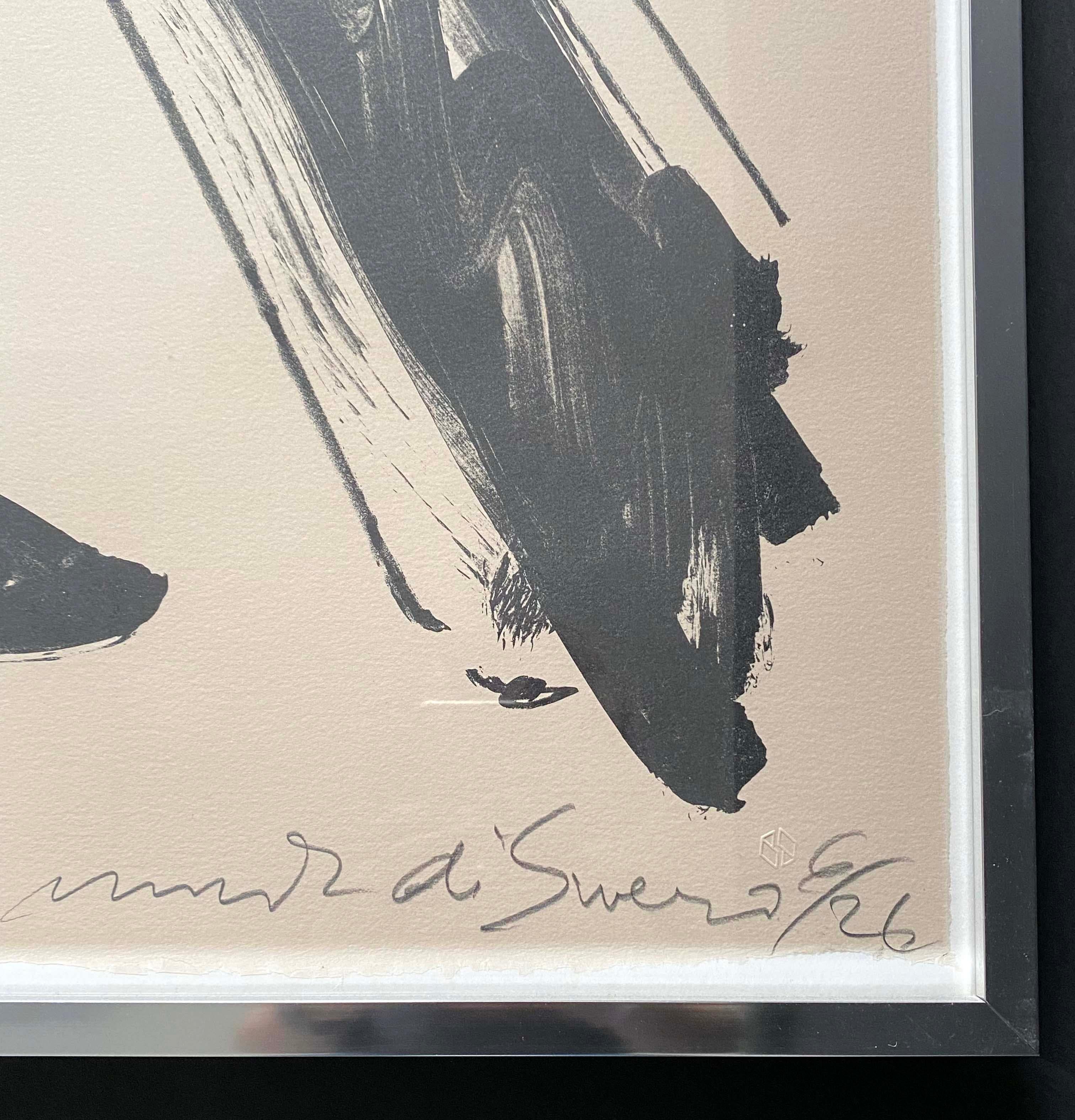 Mid-Century Modern Mark Di Suvero Signed Abstract Lithograph 6/26 1970s 3