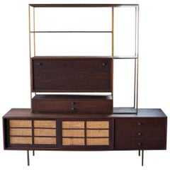 Mid-Century Modern Mark J. Furst & Robert Fellner Modular Wall Unit Credenda