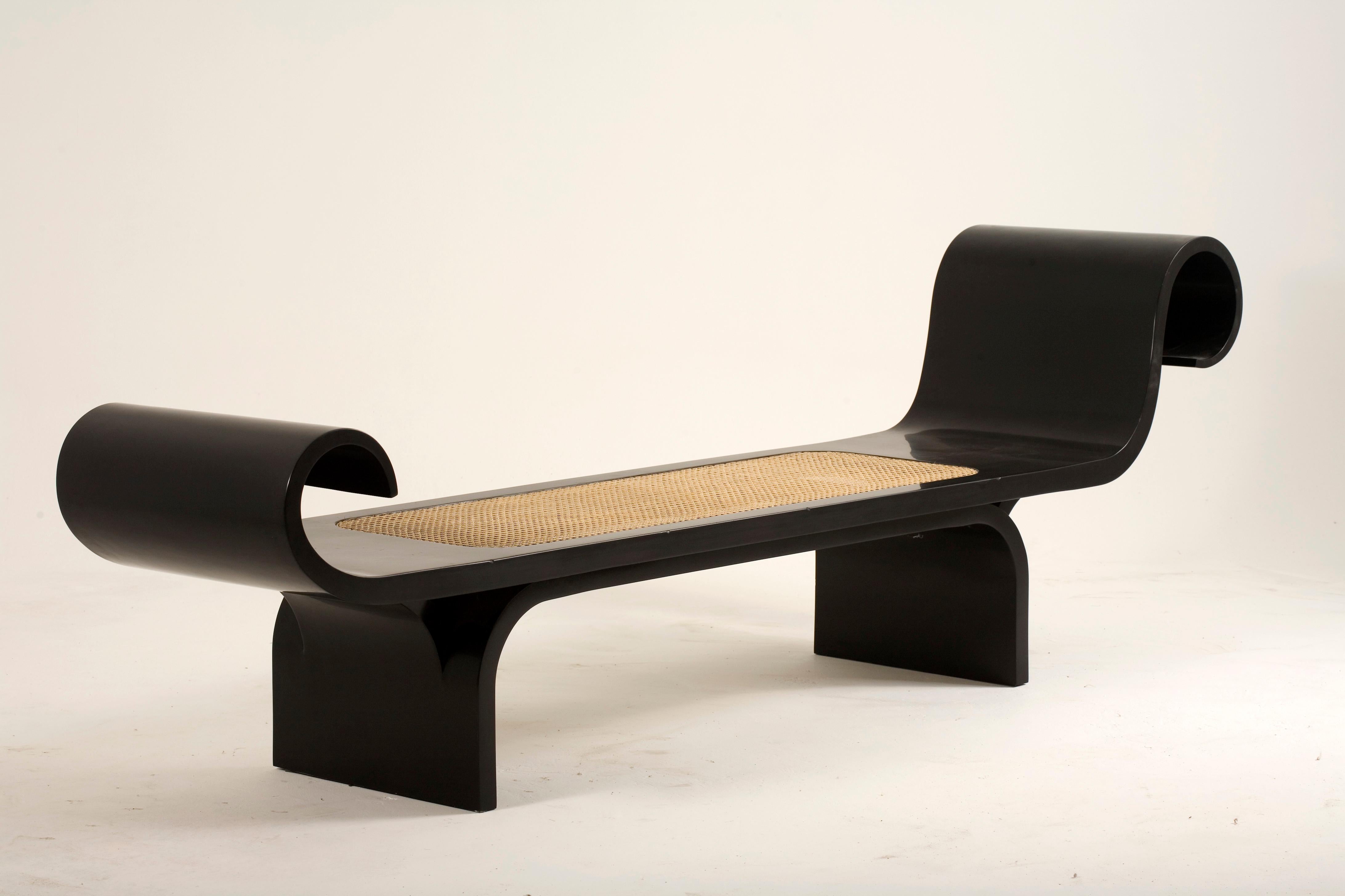 Lacquered Mid-Century Modern Marquesa by Oscar and Anna Maria Niemeyer, Brazil, 1970s