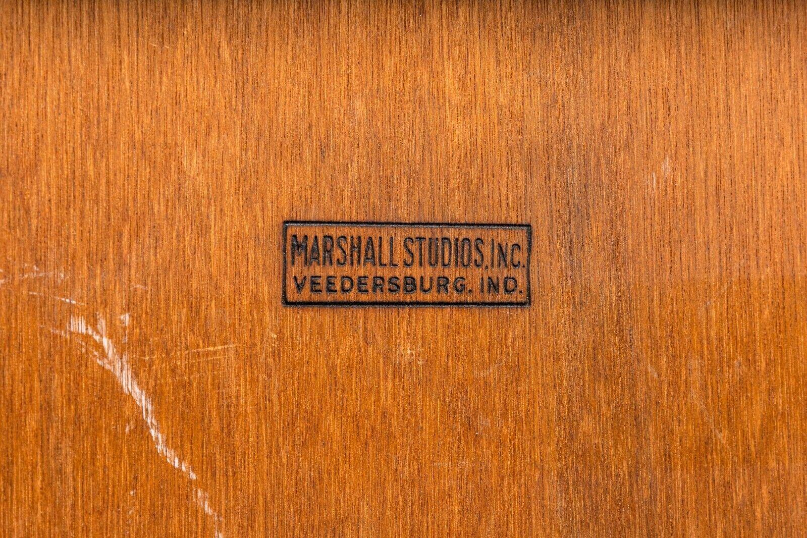 Mid Century Modern Marshall Studios Martz Tile and Wood Rectangular Coffee Table 4