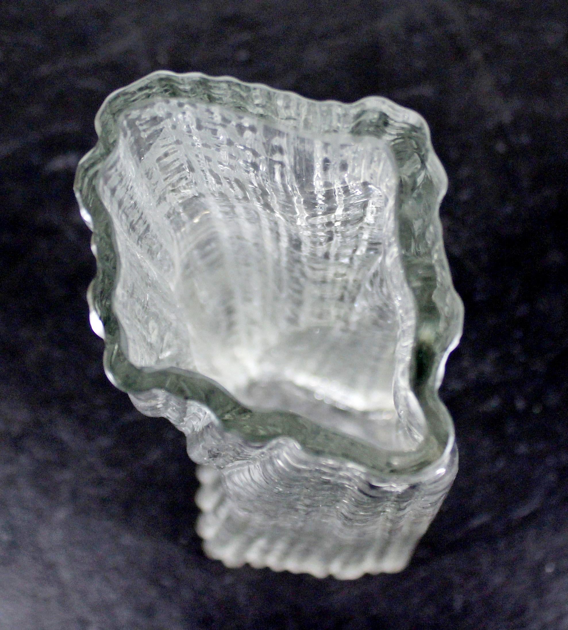 Mid-20th Century Mid-Century Modern Martin Freyer Rosenthal Studio Line Ice Glass Art Vase, 1960s