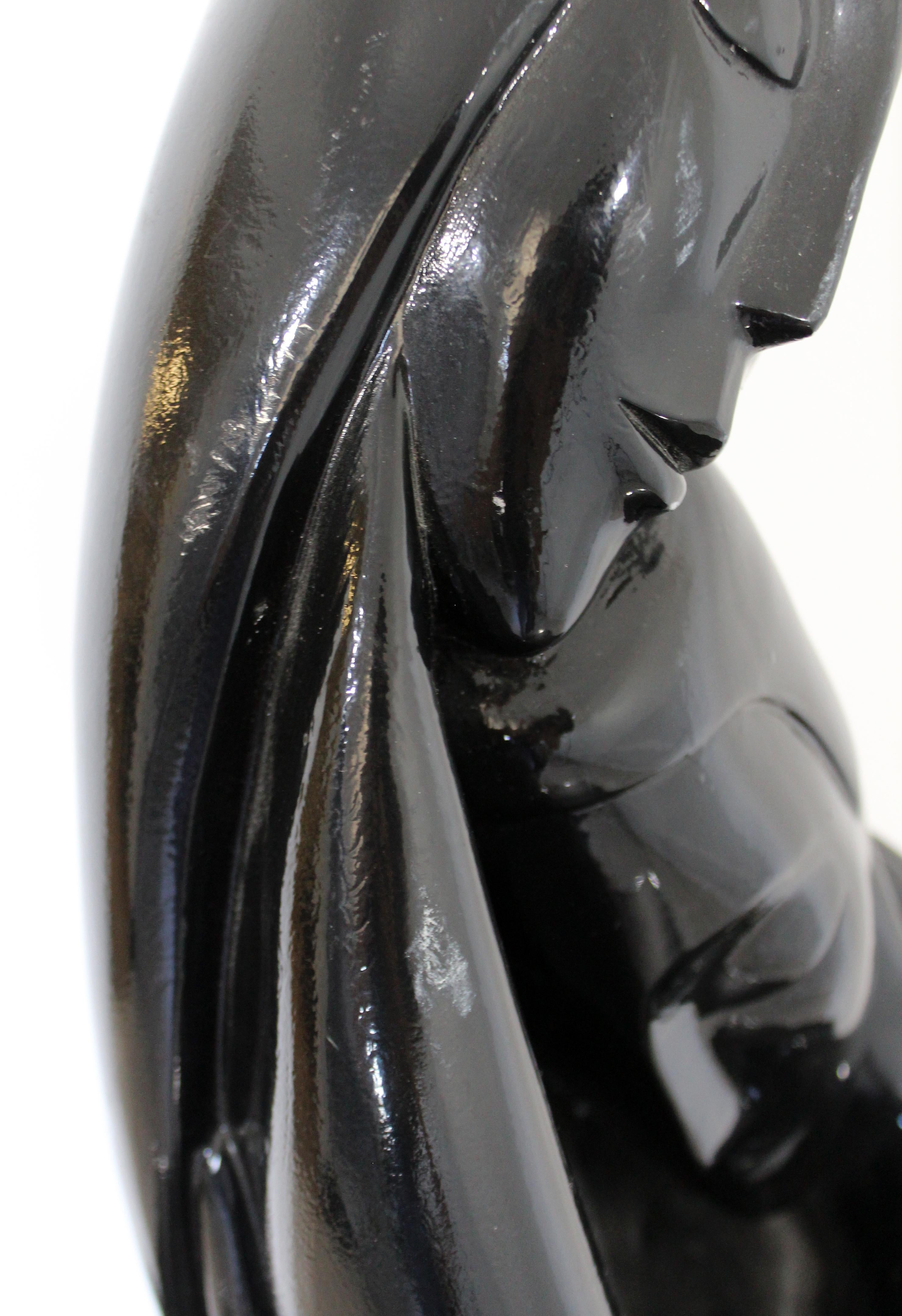 Mid-Century Modern Marwal Ind Inc Table Sculpture Signed Brower 1960s Couple 3