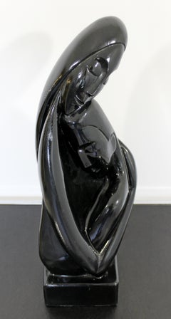 Mid-Century Modern Marwal Ind Inc Table Sculpture Signed Brower 1960s Couple