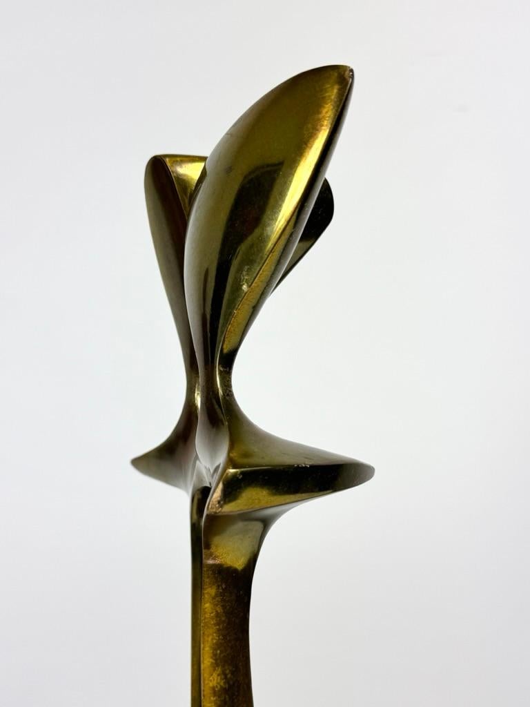 Mid Century Modern Mary Bolte Abstract Bronze Modernist Figural Sculpture 1950s  For Sale 1