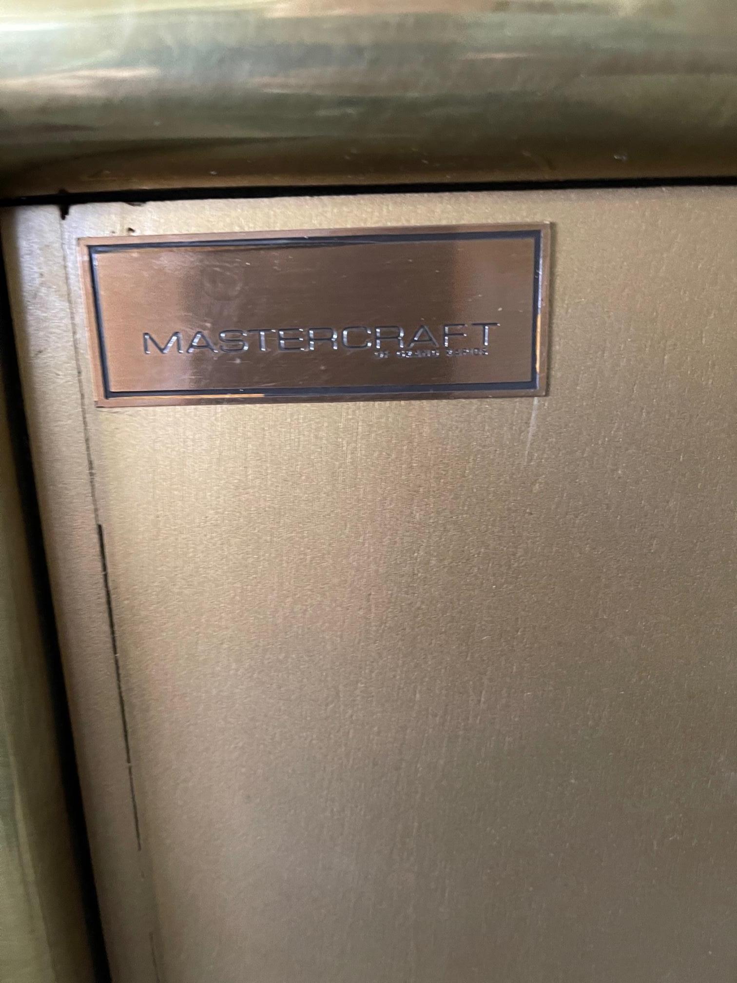 Mid-Century Modern Mastercraft Etched Acid Brass Lingerie Cabinet, 1970s 2