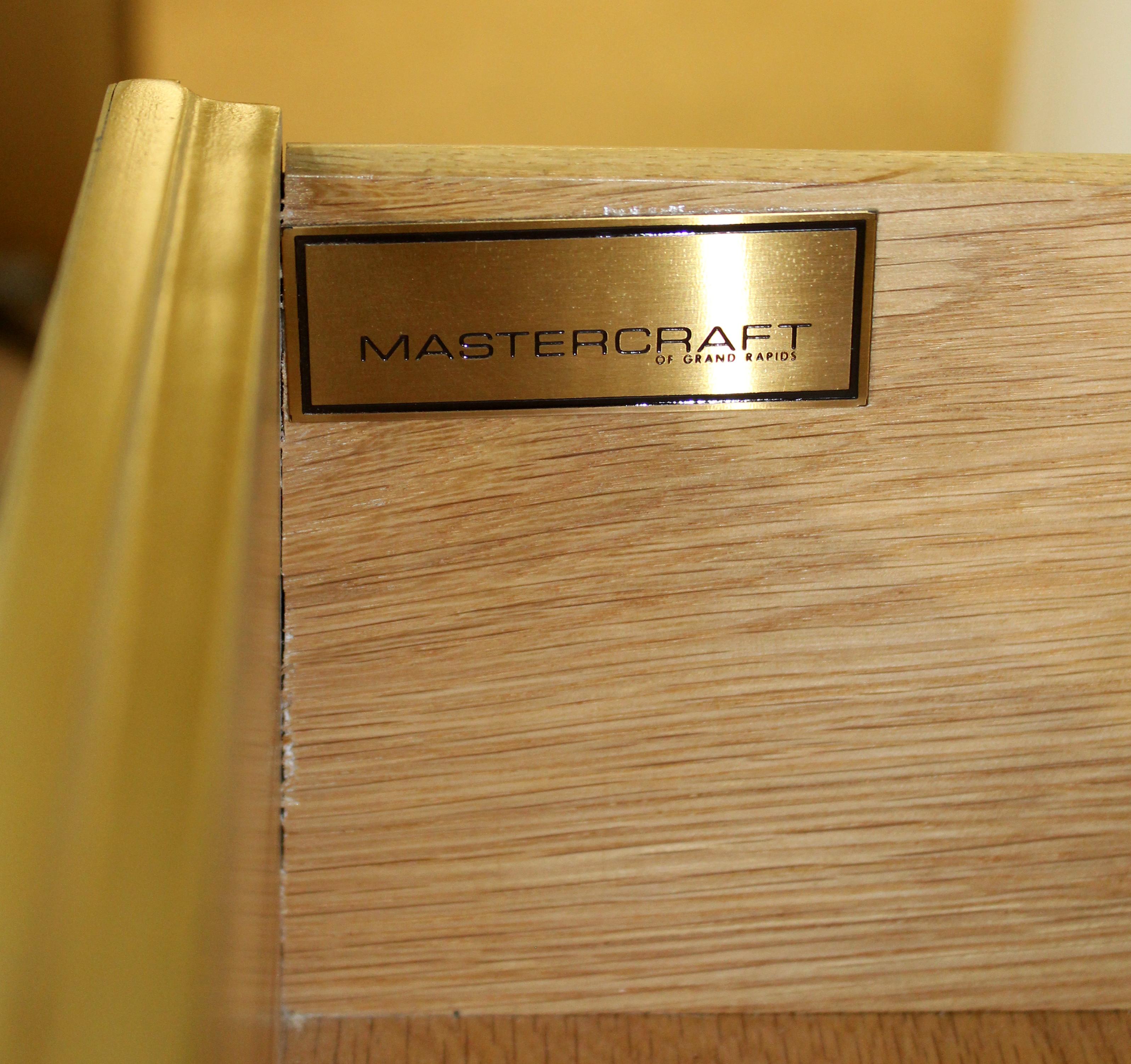 Mid-Century Modern Mastercraft Etched Acid Brass Lingerie Cabinet, 1970s 3