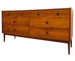 Mid-Century Modern Matching Dresser Set Attributed to John Van Koert for Drexel