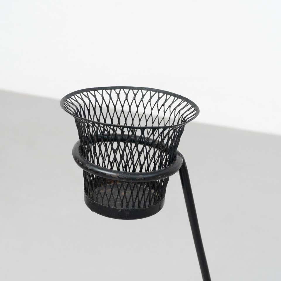 Mid-Century Modern Mathieu Matégot Metal Plant Stand, circa 1950 6