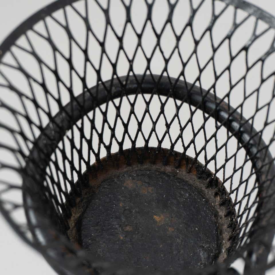 Mid-Century Modern Mathieu Matégot Metal Plant Stand, circa 1950 9